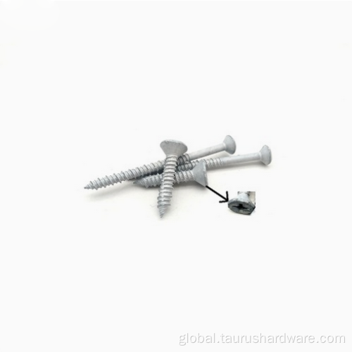screws for concrete Flat head cross HILO thread 1/4,3/16 inches Factory